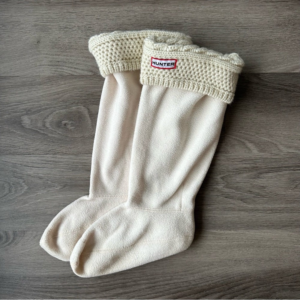 Never Worn Hunter Tall Rain Boot Socks